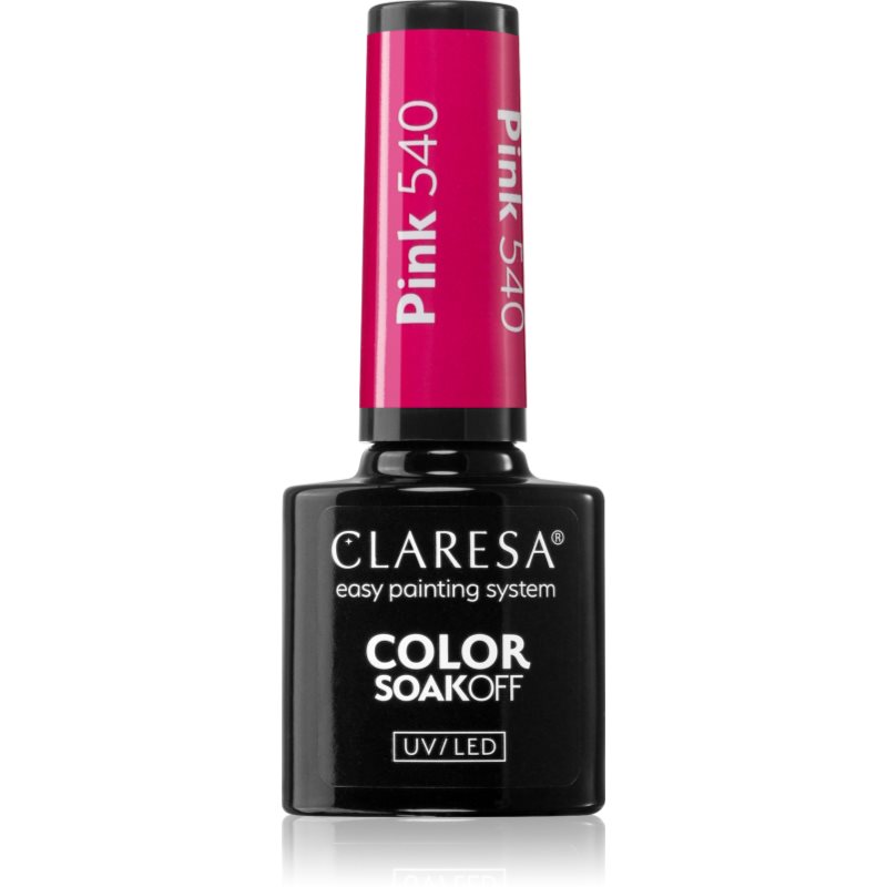 Claresa SoakOff UV/LED Color Sunny Garden гел лак за нокти цвят PINK 540 5 гр.