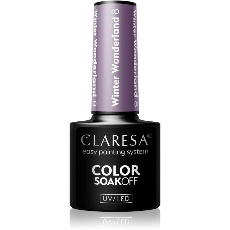 Claresa SoakOff UV/LED Color Winter Wonderland гел лак за нокти цвят 8 5 гр. на ниска цена