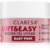 Claresa Soft&Easy Builder Gel основно гел покритие за нокти цвят Baby Pink 12 гр.