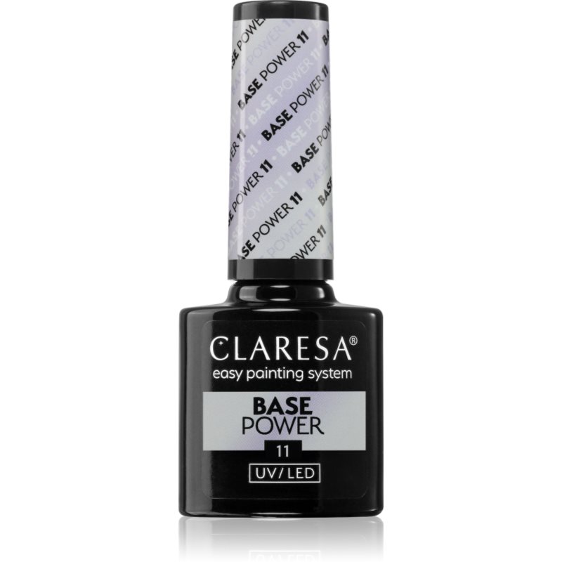 Claresa UV/LED Base Power основен лак за нокти с гел цвят 11 5 гр.