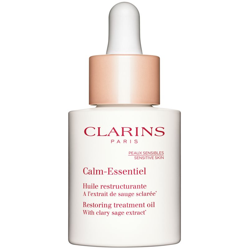 Clarins Calm-Essentiel Restoring Treatment Oil подхранващо олио за лице с успокояващ ефект 30 мл.