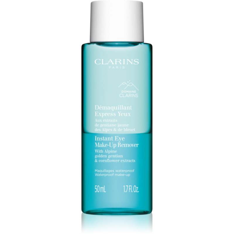Clarins Cleansing Instant Eye Make-Up Remover двуфазов продукт за почистване на грим за чувствителни очи 50 мл.