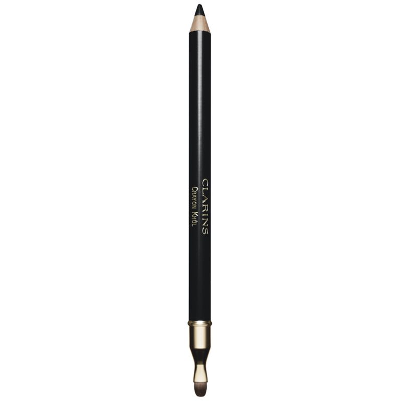 Clarins Crayon Khôl очна линия с острилка за опушен грим 01 Carbon Black 1.05 гр.