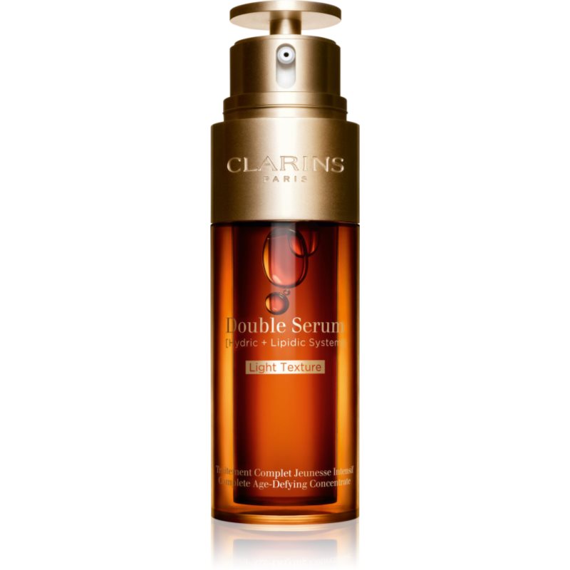 Clarins Double Serum Light Texture интензивен серум против стареене на кожата 50 мл.