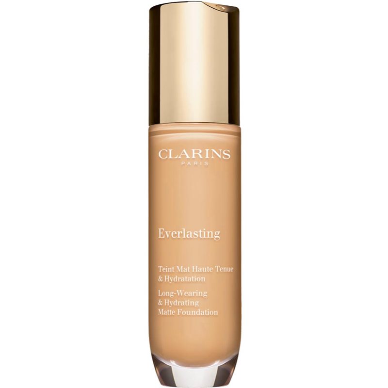 Clarins Everlasting Foundation дълготраен фон дьо тен с матиращ ефект цвят 105.5W - Flesh 30 мл.