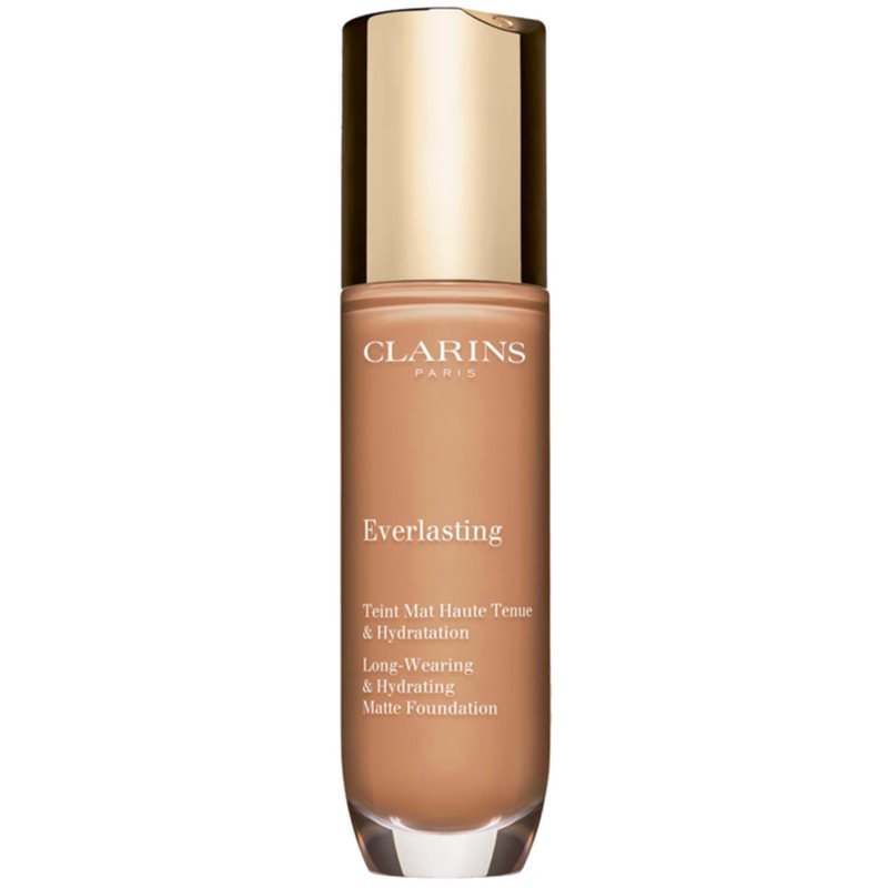 Clarins Everlasting Foundation дълготраен фон дьо тен с матиращ ефект цвят 112C - Amber 30 мл.
