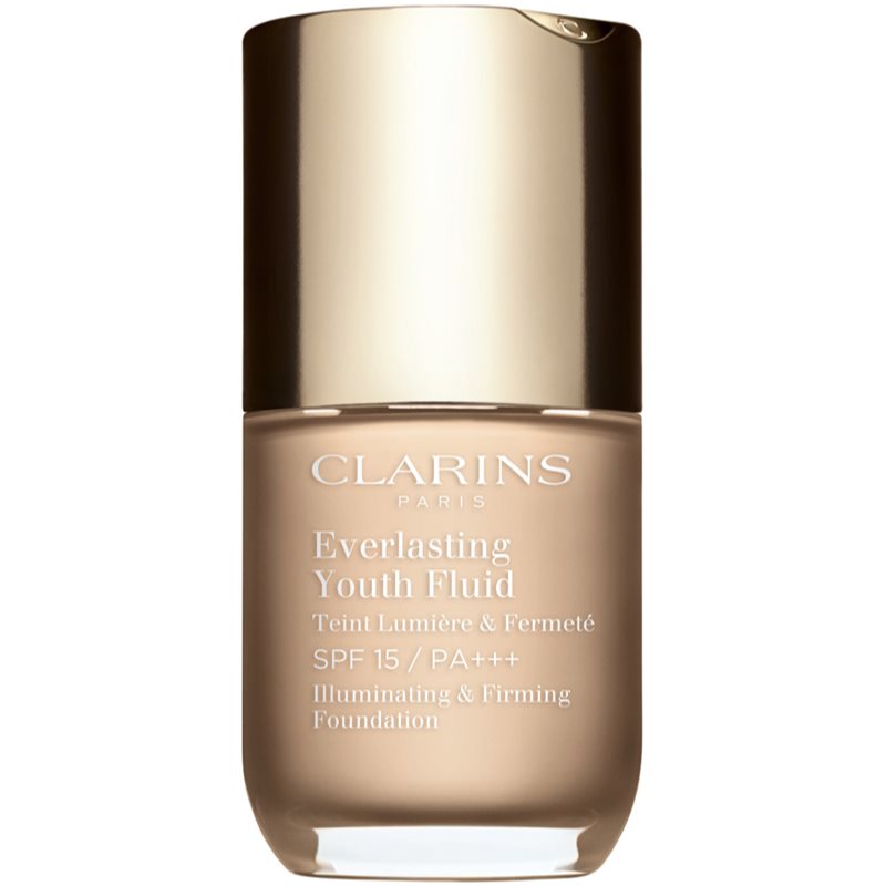 Clarins Everlasting Youth Fluid Foundation озаряващ фон дьо тен SPF 15 цвят 103 Ivory 30 мл.