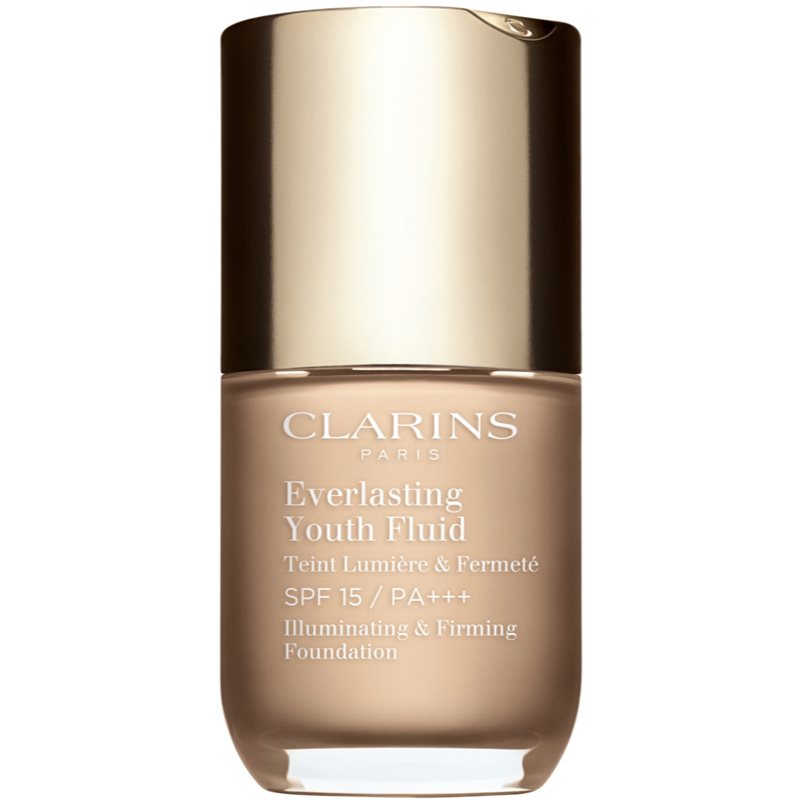 Clarins Everlasting Youth Fluid Foundation озаряващ фон дьо тен SPF 15 цвят 105 Nude 30 мл.