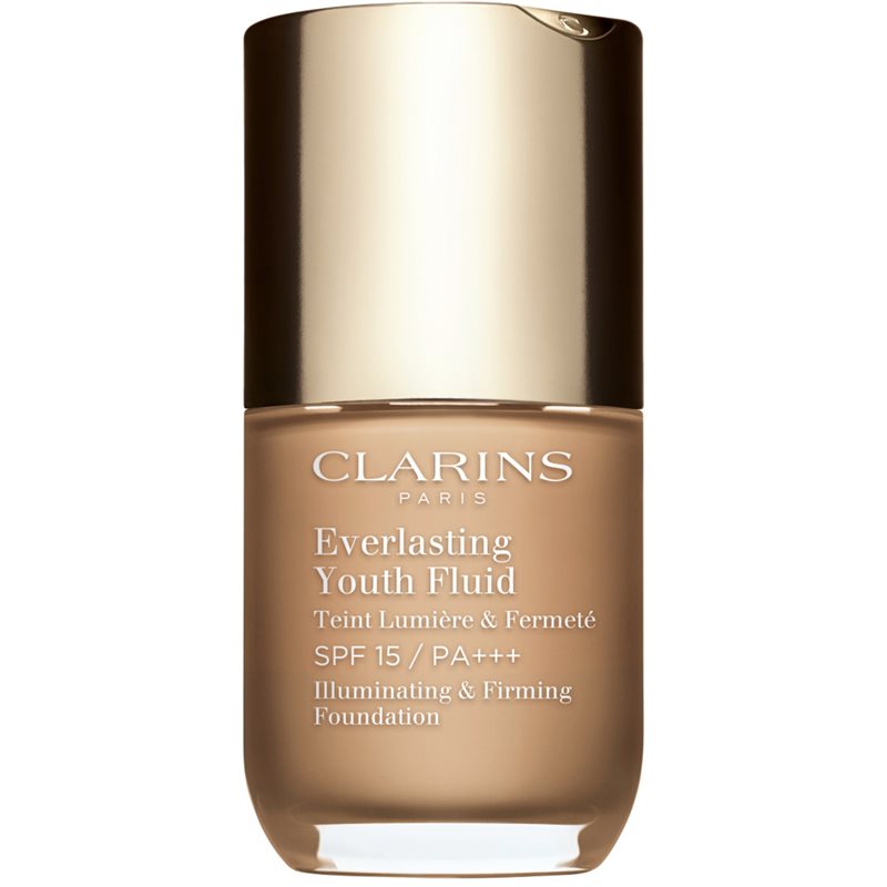 Clarins Everlasting Youth Fluid Foundation озаряващ фон дьо тен SPF 15 цвят 111 Toffe 30 мл.