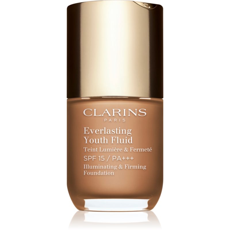 Clarins Everlasting Youth Fluid Foundation озаряващ фон дьо тен SPF 15 цвят 113 Chestnut 30 мл.