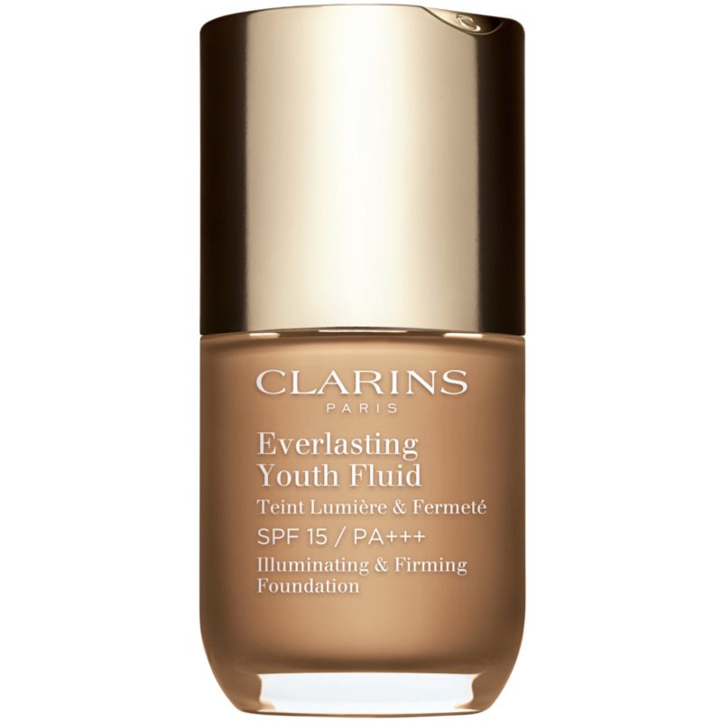 Clarins Everlasting Youth Fluid Foundation озаряващ фон дьо тен SPF 15 цвят 114 Cappuccino 30 мл.