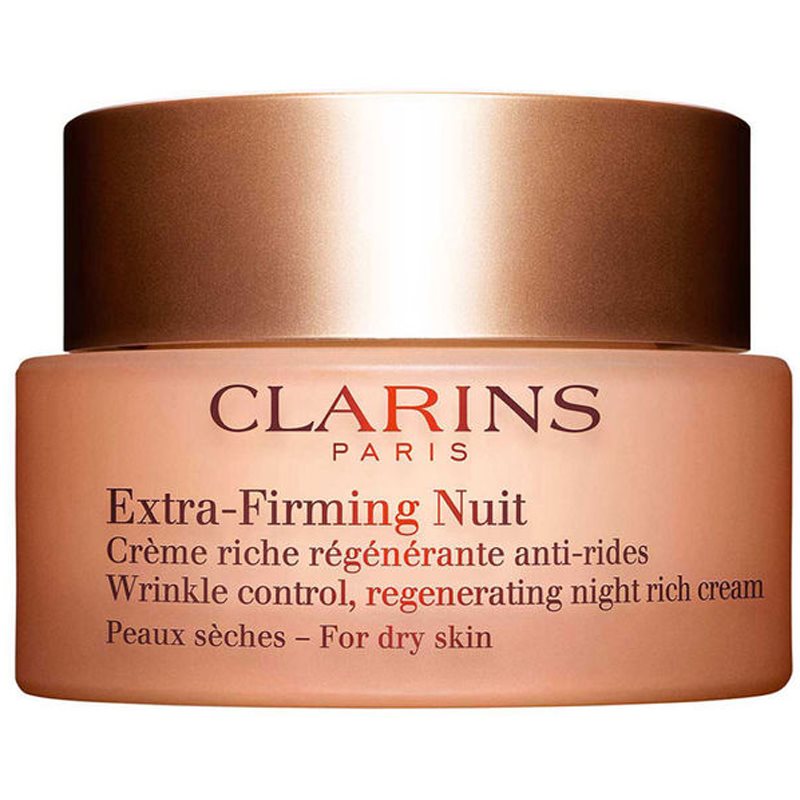 Clarins Extra-Firming Night нощен крем против бръчки за суха кожа 50 мл.