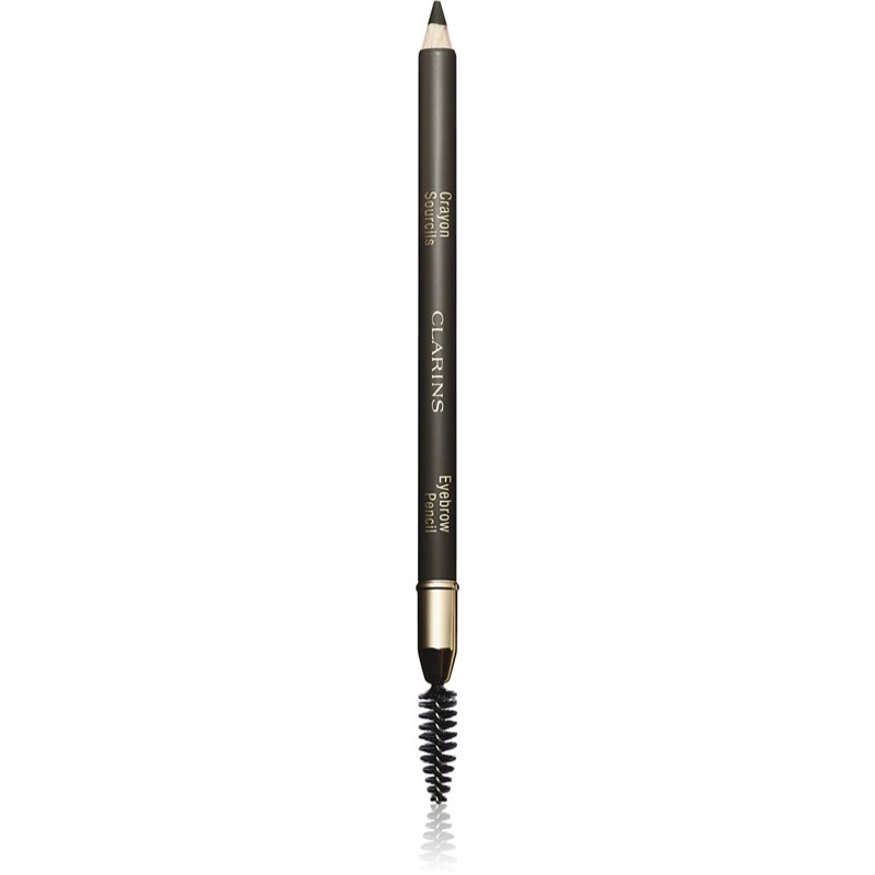Clarins Eyebrow Crayon Sourcils молив за вежди с четка цвят 01 - Dark Brown 1