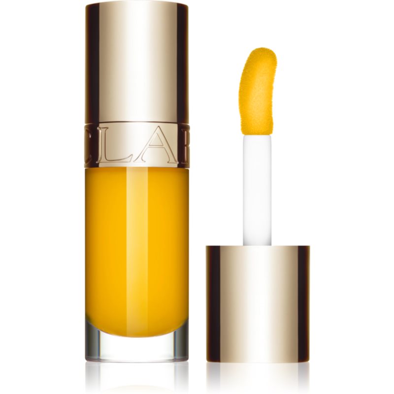 Clarins Lip Comfort Oil Limited Edition масло от нар с хидратиращ ефект цвят 21 joyful yellow 7 мл. на ниска цена