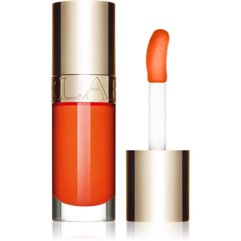 Clarins Lip Comfort Oil Limited Edition масло от нар с хидратиращ ефект цвят 22 daring orange 7 мл. на ниска цена