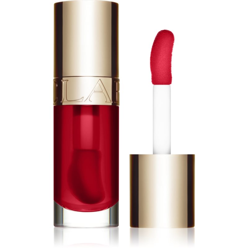 Clarins Lip Comfort Oil масло от нар с хидратиращ ефект цвят 03 cherry 7 мл.