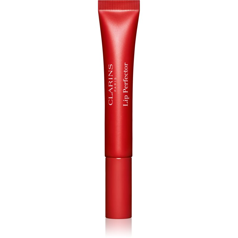 Clarins Lip Perfector Glow блестящ гланц за устни и скули цвят 23 pomegranate glow 12 мл.