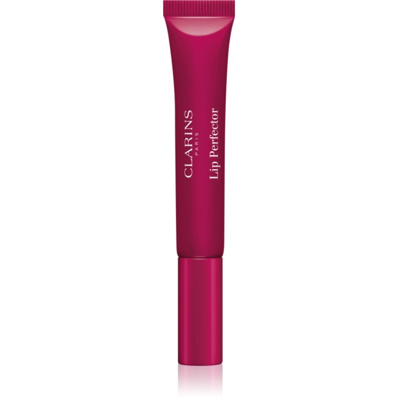 Clarins Lip Perfector Shimmer блясък за устни с хидратиращ ефект цвят 08 Plum Shimmer 12 мл.