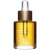 Clarins Lotus Treatment Oil регенериращо масло с изглаждащ ефект дневен и нощен 30 мл.