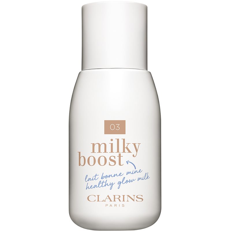 Clarins Milky Boost тониращ лосион да уеднакви цвета на кожата цвят 03 Milky Cashew 50 мл.