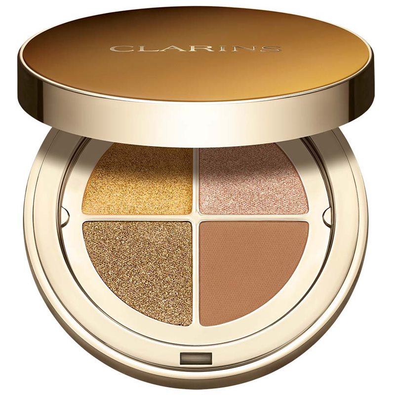 Clarins Ombre 4 Colour Eye Palette палитра сенки за очи за дълготраен ефект цвят 07 Bronze Gradation 4