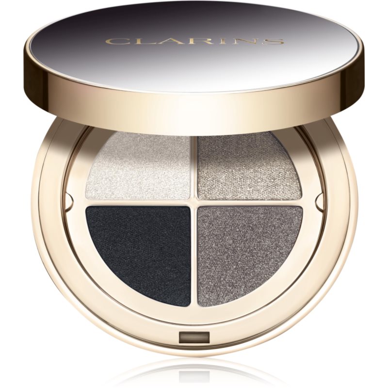 Clarins Ombre 4 Colour Eye Palette палитра сенки за очи за дълготраен ефект цвят 09 - Onyx Gradation 4