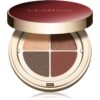 Clarins Ombre 4 Colour Eye Palette палитра сенки за очи за дълготраен ефект цвят 10 Maple Gradation 4