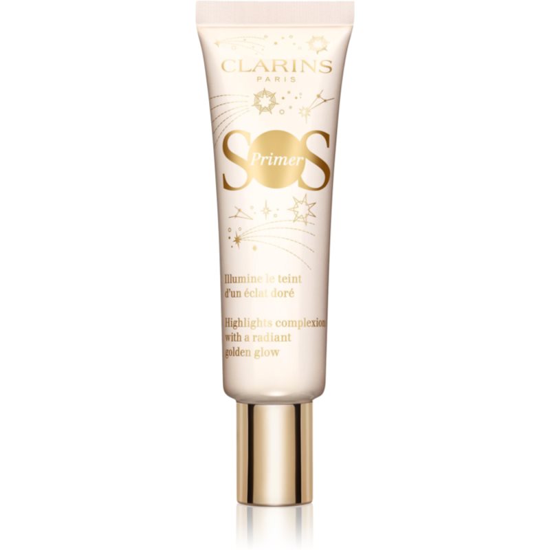 Clarins SOS Primer Gold Glow озаряваща база под фон дьо тен 30 мл.