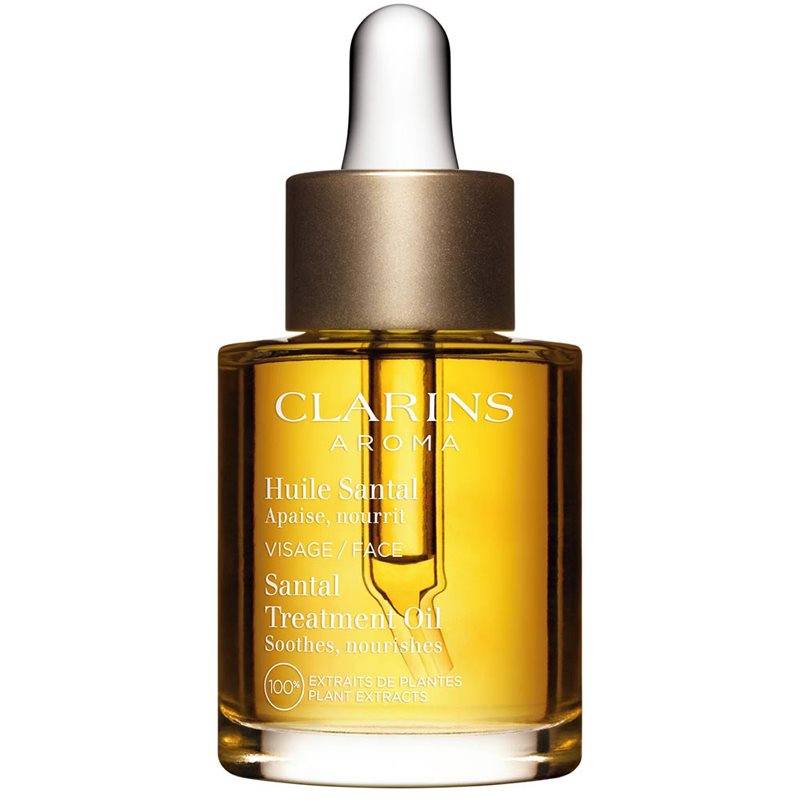Clarins Santal Treatment Oil успокояващо масло за суха кожа 30 мл.