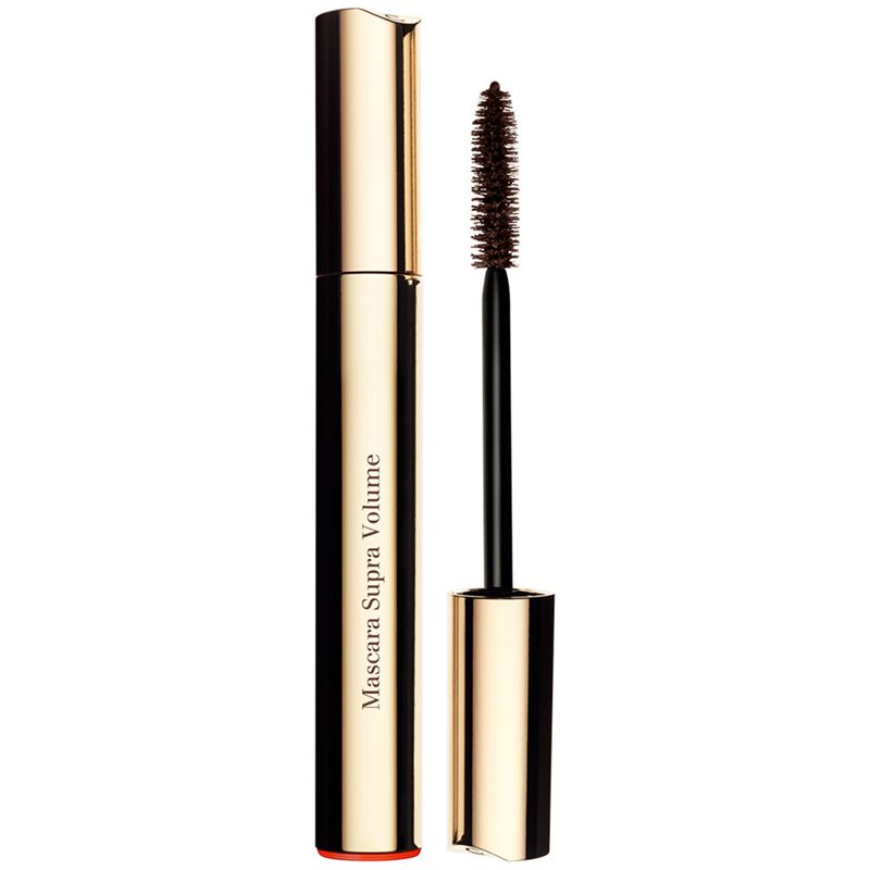 Clarins Supra Volume Mascara спирала за максимален обем цвят 02 Intense Brown 8 гр.