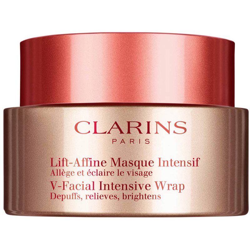 Clarins V-Facial Intensive Wrap озаряваща маска за лице 75 мл.