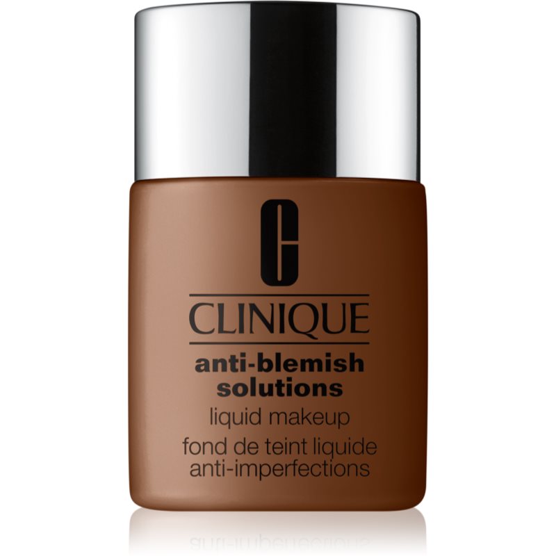 Clinique Anti-Blemish Solutions™ Liquid Makeup фон дьо тен за мазна кожа склонна към акне цвят WN 125 Mahogany 30 мл.