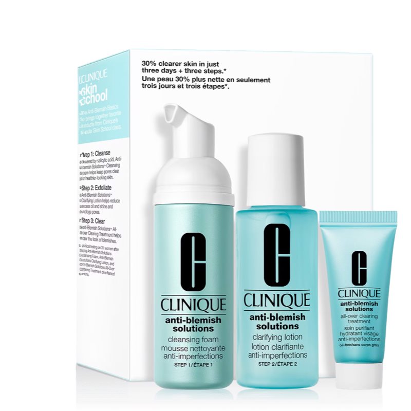 Clinique Anti-Blemish Solutions™ Mini Kits подаръчен комплект за проблемна кожа