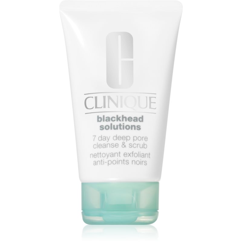 Clinique Blackhead Solutions 7 Day Deep Pore Cleanse & Scrub почистващ пилинг за лице против черни точки 125 мл.