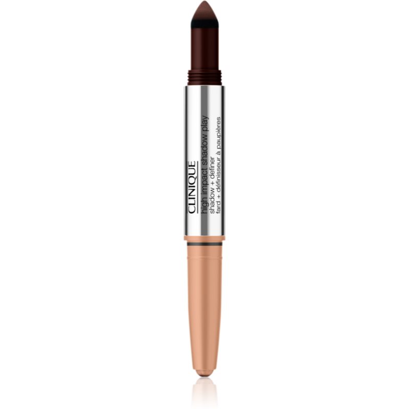 Clinique High Impact Shadow Play™ Shadow & Definer сенки за очи в молив дуо цвят Café Au Lait 1