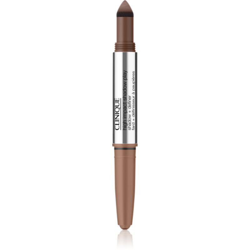 Clinique High Impact Shadow Play™ Shadow & Definer сенки за очи в молив дуо цвят Double Latte 1