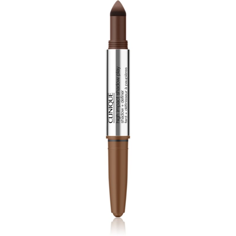 Clinique High Impact Shadow Play™ Shadow & Definer сенки за очи в молив дуо цвят Rum + Cola 1
