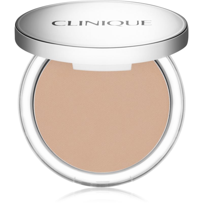 Clinique Stay-Matte Sheer Pressed Powder матираща пудра за мазна кожа цвят 03 Stay Beige 7