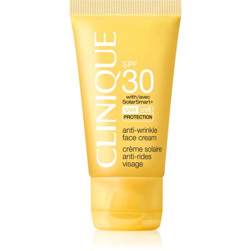 Clinique Sun SPF 30 Sunscreen Anti-Wrinkle Face Cream слънцезащитен крем за лице с антибръчков ефект SPF 30 50 мл.