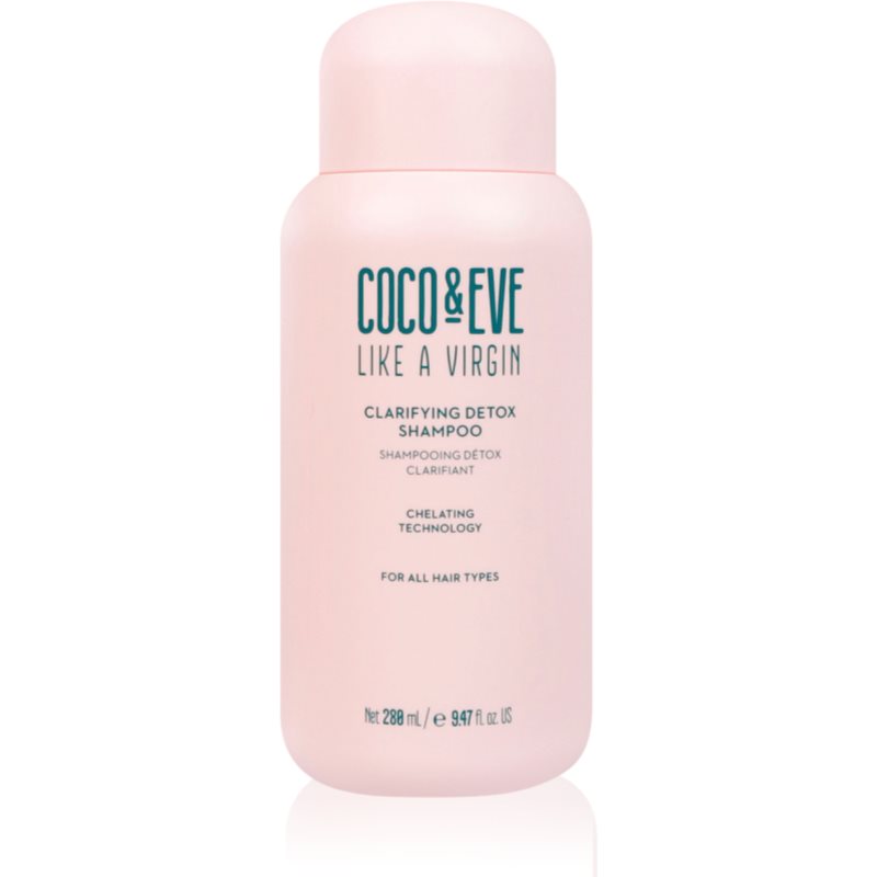 Coco & Eve Like A Virgin Clarifying Detox Shampoo дълбоко почистващ шампоан с детокс ефект 288 мл.