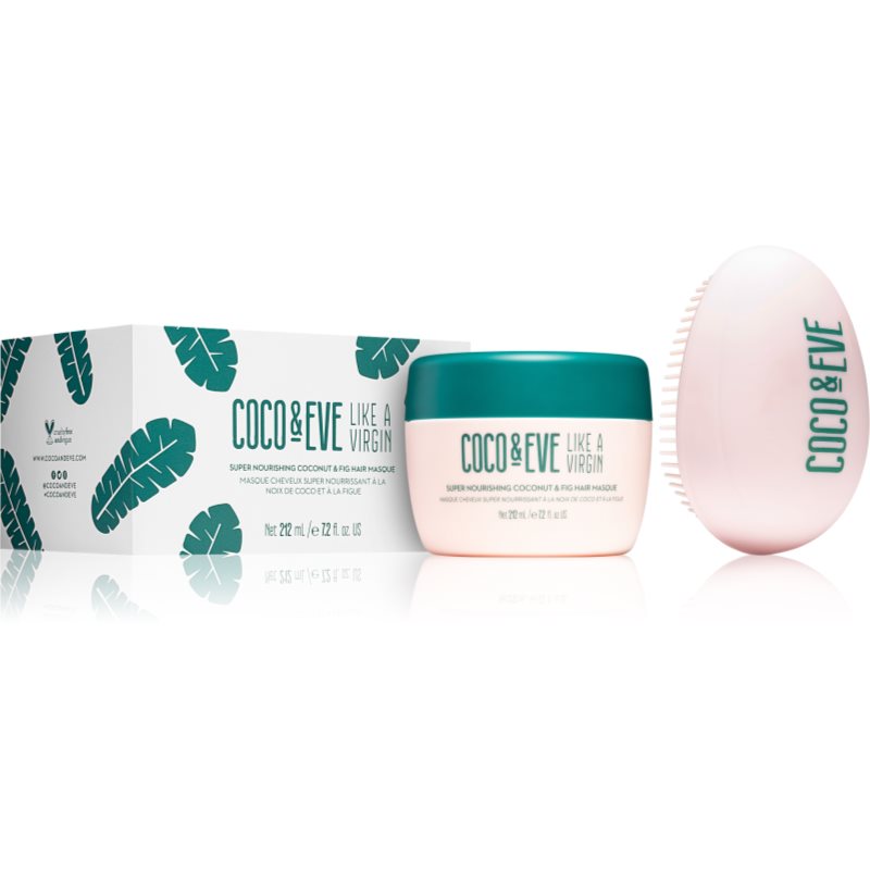 Coco & Eve Like A Virgin Super Nourishing Coconut & Fig Hair Masque комплект за постигане на съвършен вид на косата на ниска цена