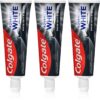 Colgate Advanced White Charcoal избелваща паста за зъби с активен въглен 3x75 мл.
