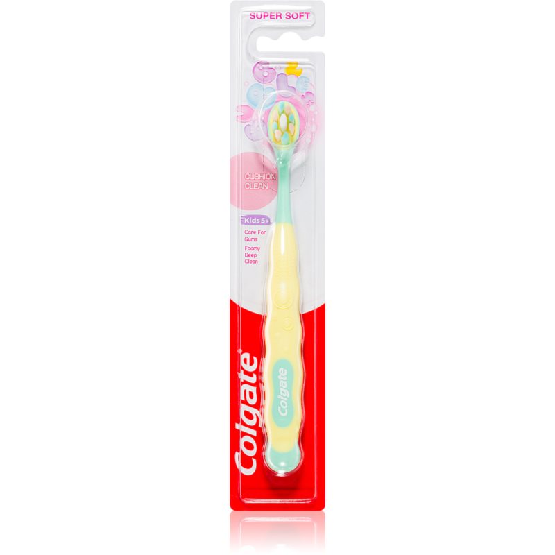 Colgate Cushion Clean Super Soft четка за зъби за деца от 6-годишна възраст 1 бр.