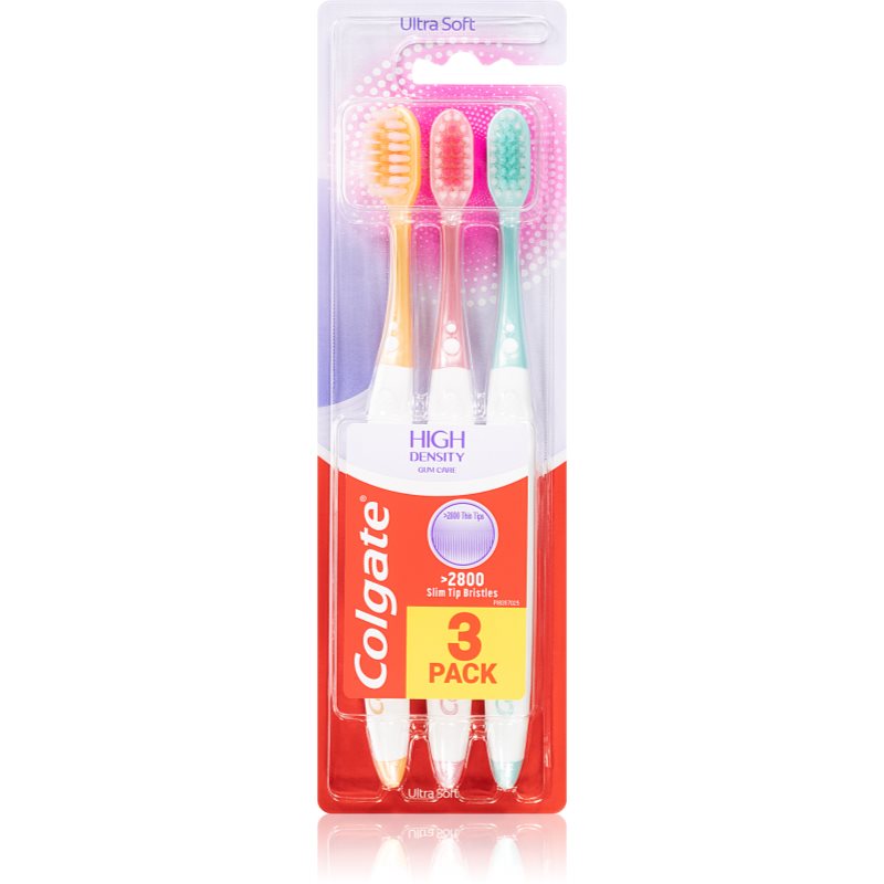 Colgate High Density 3 pack четка за зъби ултра софт 3 бр.