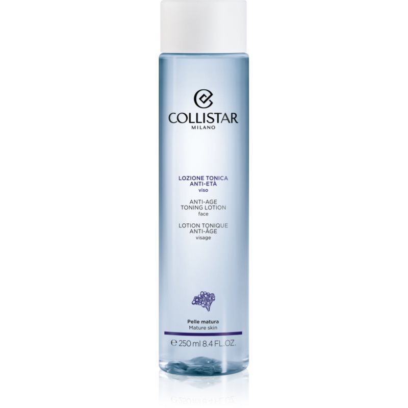 Collistar Cleansers Anti-age Toning Lotion Face озаряващ тоник с анти-бръчков ефект 250 мл.