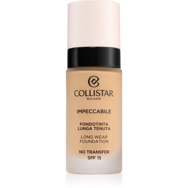 Collistar Impeccabile Long Wear Foundation дълготраен фон дьо тен SPF 15 3N Natural 30 мл.