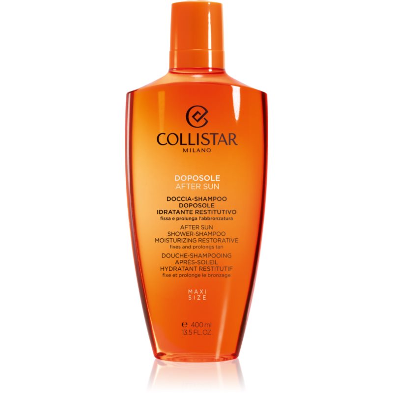 Collistar Special Perfect Tan After Shower-Shampoo Moisturizing Restorative душ гел за след слънце за тяло и коса 400 мл.