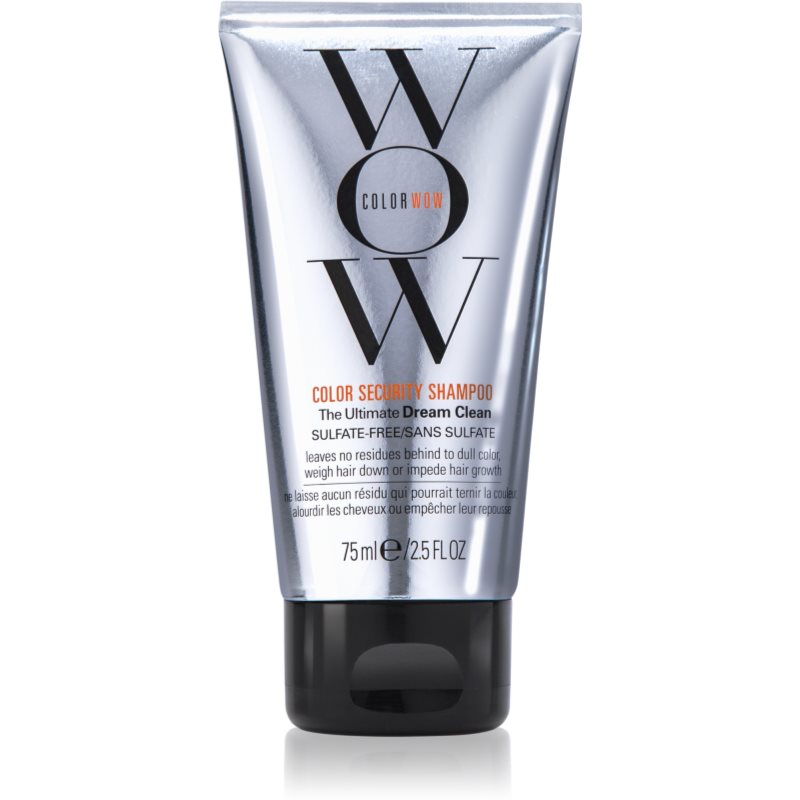 Color WOW Color Security Shampoo безсулфатен шампоан за химически третирана коса 75 мл.