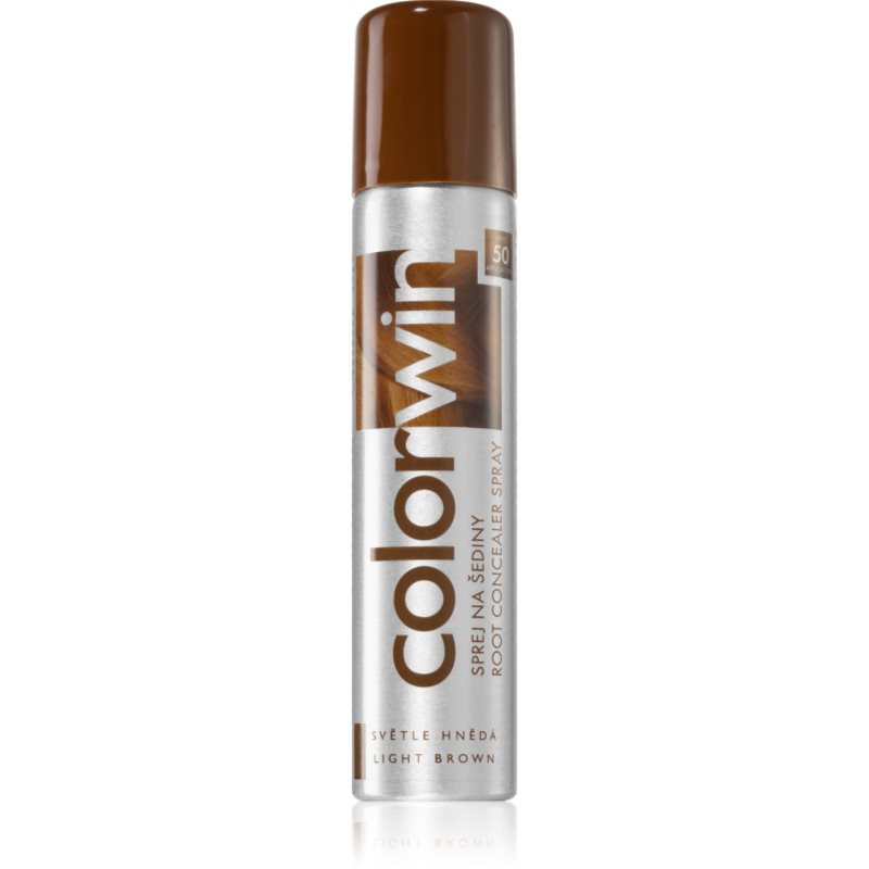 Colorwin Hair спрей за мигновено прикриване на израснала коса цвят Light Brown 75 мл.