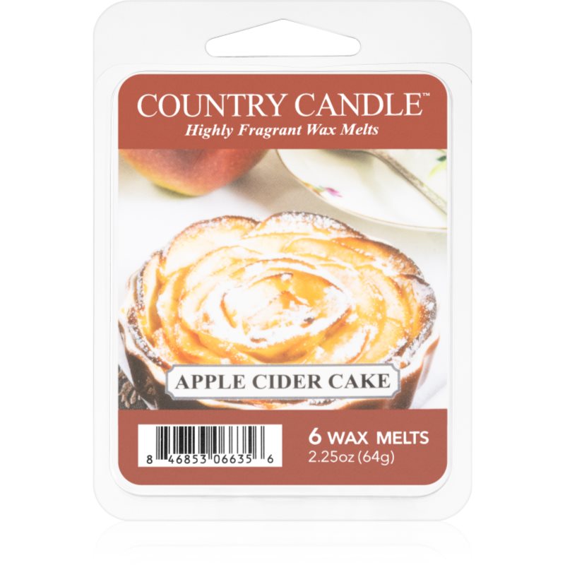Country Candle Apple Cider Cake восък за арома-лампа 64 гр.